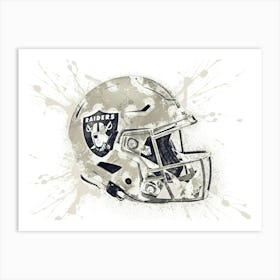 Oakland Raiders 2 Art Print