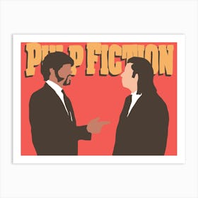 Minimalist Pulp Fiction 2 Art Print