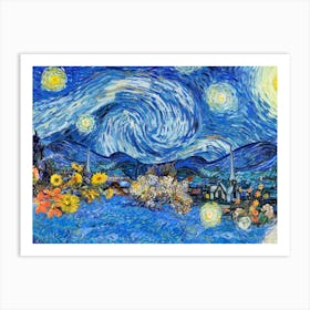 Van Gogh - Starry Night 1 Art Print