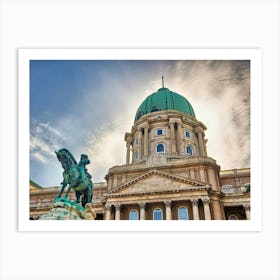 Buda Castle Budapest City Hall Art Print