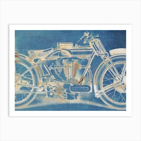 Ghost Motorbike Art Print