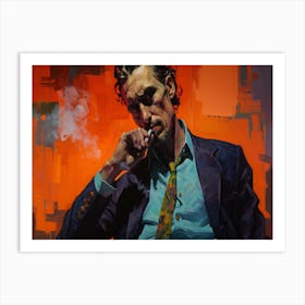 The Man With The Cigar 6 Art Print