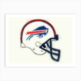 Buffalo Bills Helmet Art Print