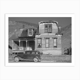House Dating From The Early Boom Days Of Silverton, Colorado By Russell Lee Art Print