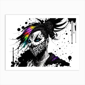 Splatter Painting 21 Art Print