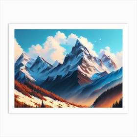 Mountain Landscape 31 Art Print