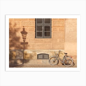 Bycicle And Light In Copenhagen Art Print