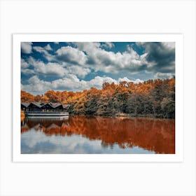 Autumn Lake Art Print