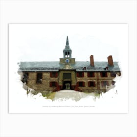 Fortress Of Louisbourg National Historic Site, Cape Breton Island, Canada Art Print