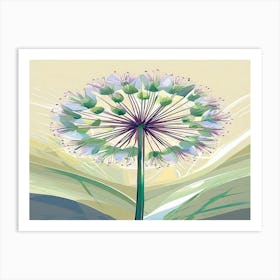 Allium 23 Art Print