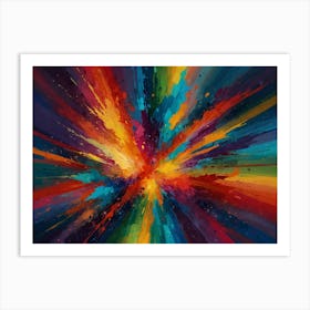 Burst Of Color Art Print