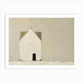 White Church 2 Art Print