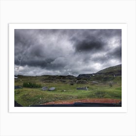 Stormy Day In The Mountains Art Print