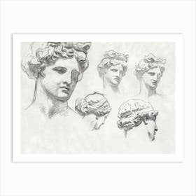 Studies For Apollo And The Muses, John Singer Sargent Art Print