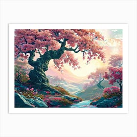 Cherry Blossom Tree 3 Art Print