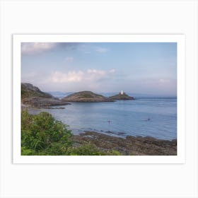 Lighthouse at Mumbles Art Print