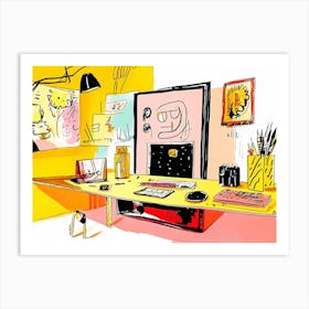 Home Office 5 Art Print