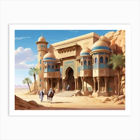 Egyptian Palace Art Print