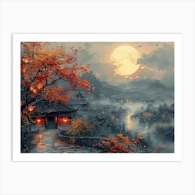 Chinese Lanterns Art Print