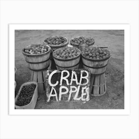 Crab Apples Displayed At Roadside Stand Near Berlin, Connecticut By Russell Lee Art Print