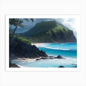 panoramic view of island Art Print