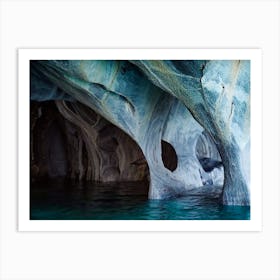 Caves In Iceland Art Print