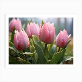 Pink Tulips 2 Art Print