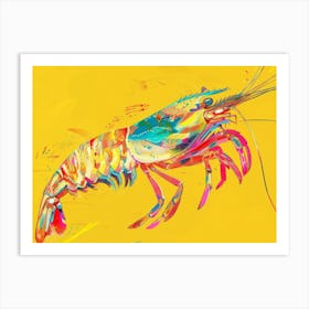 Shrimp Print 3 Art Print