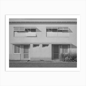 Detail Of Apartment Building At The Arizona Part Time Farms, Maricopa County, Arizona, Chandler Unit By Art Print