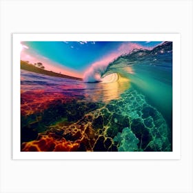 Surfer'S Wave Art Print