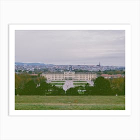 View Of A City From A Hill Art Print