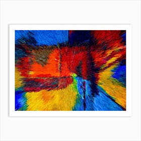 Acrylic Extruded Painting 154 Art Print