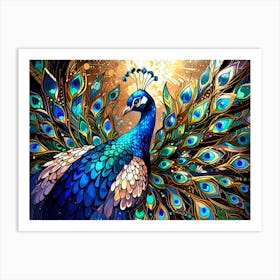 Peacock 9 Art Print