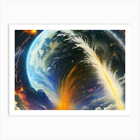 Planet Is About To Explode Art Print