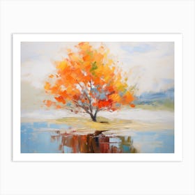 Tree In The Water Art Print