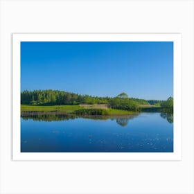 Finland Lake Art Print