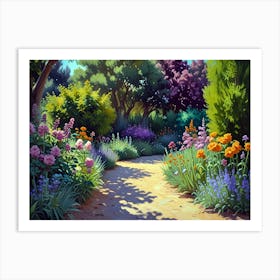 Path In The Garden Art Print