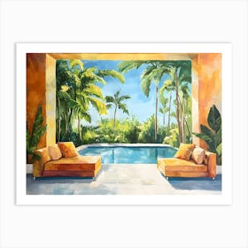 Serene At Home Art Print