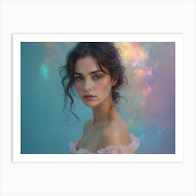 Portrait Of A Girl Art Print