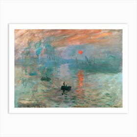 Sunrise Over The Seine 1 Art Print