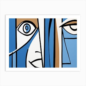 'Blue Eyes' 2 Art Print