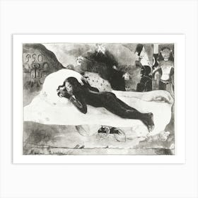 Lying Girl And Spirits Of The Deceased (1893 1894), Paul Gauguin Art Print