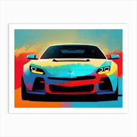 Chevrolet Corvette 2 Art Print