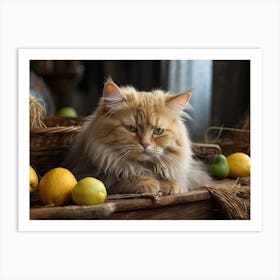 domestic cat 2 Art Print