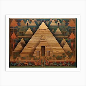 Egyptian Pyramid Art Print