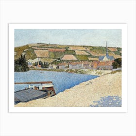 Boat On The River Art Print