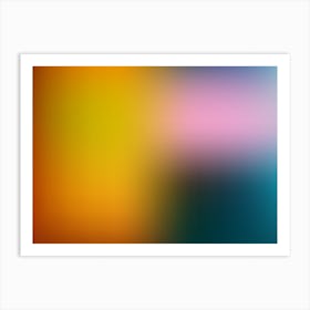 Abstract Blurred Background Art Print