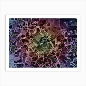 Watercolor Abstract Spots Art Print