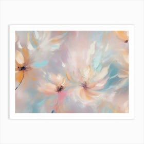 Abstract Flowers 14  Art Print