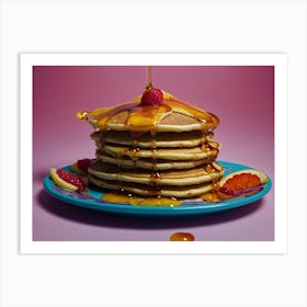 Pancakes With Syrup 3 Art Print